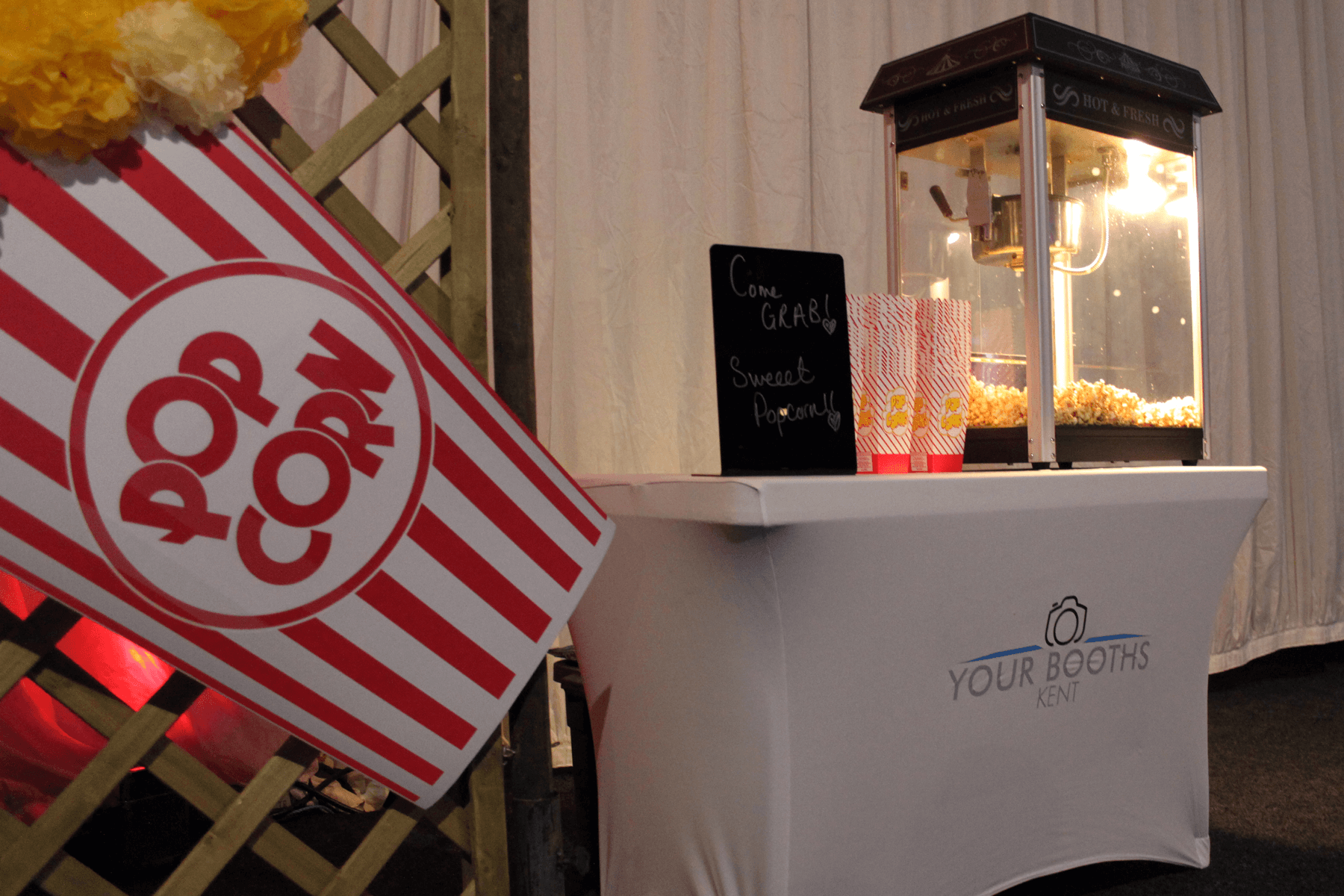 Popcorn Machine Hire Kent, London & Essex